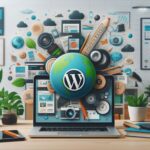 wordpress wp hosting ai abstract image