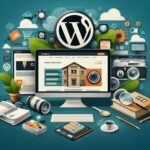 wordpress wp hosting ai abstract image